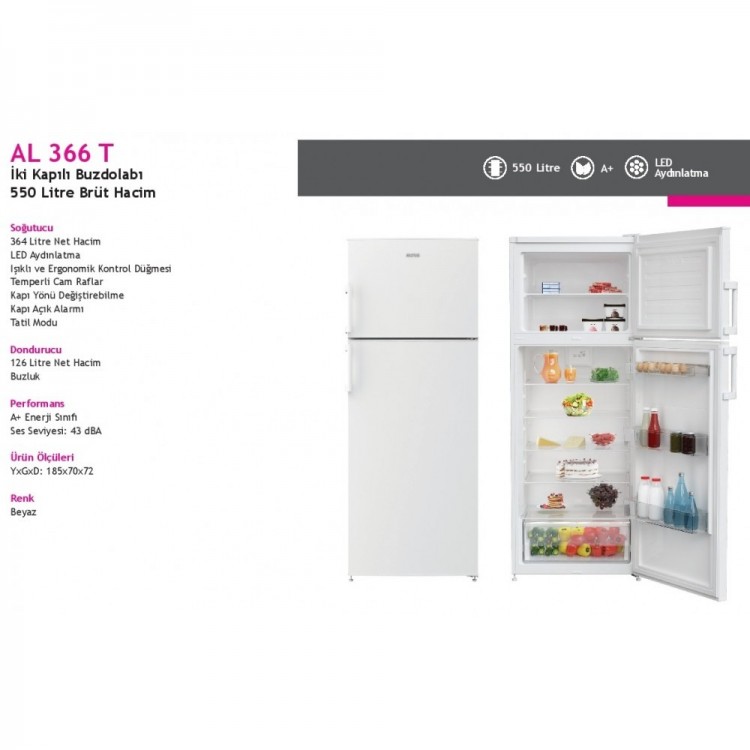 Altus AL-366-B 550 Litre Buzdolabı