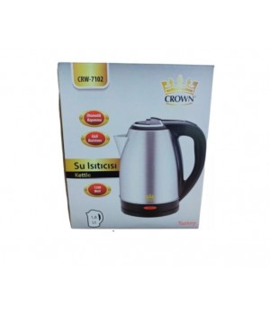 Crown CRW-7102 1.8 L Çelik Su Isıtıcı Kettle