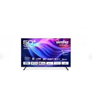 Simfer 50SFSA6B 4K Ultra HD 50" 127 Ekran Uydu Alıcılı Android Smart LED TV
